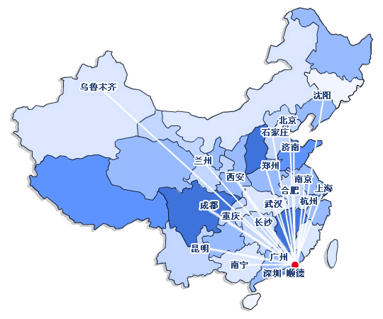 紐厄爾國內(nèi)銷售網(wǎng)絡(luò)